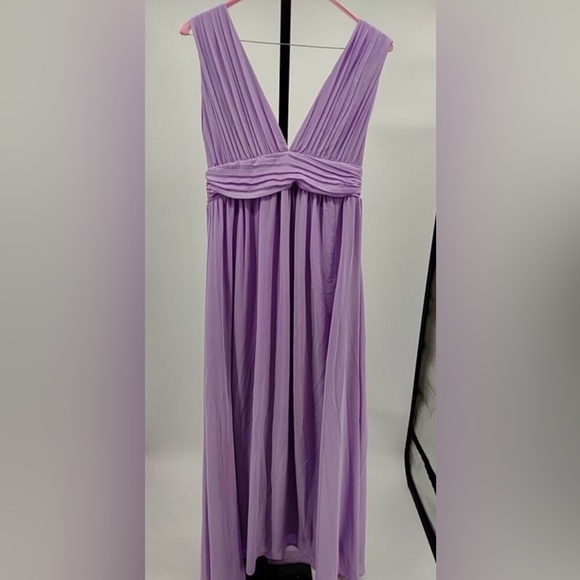 Lulus Heavenly Hues Lavender Maxi Dress L NWOT - Picture 4 of 6